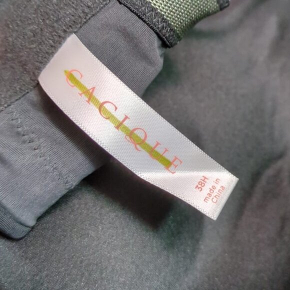 Lane Bryant Cacique Bra Multi Way Strapless Lightweight 38H Black w/ Straps - Picture 4 of 10